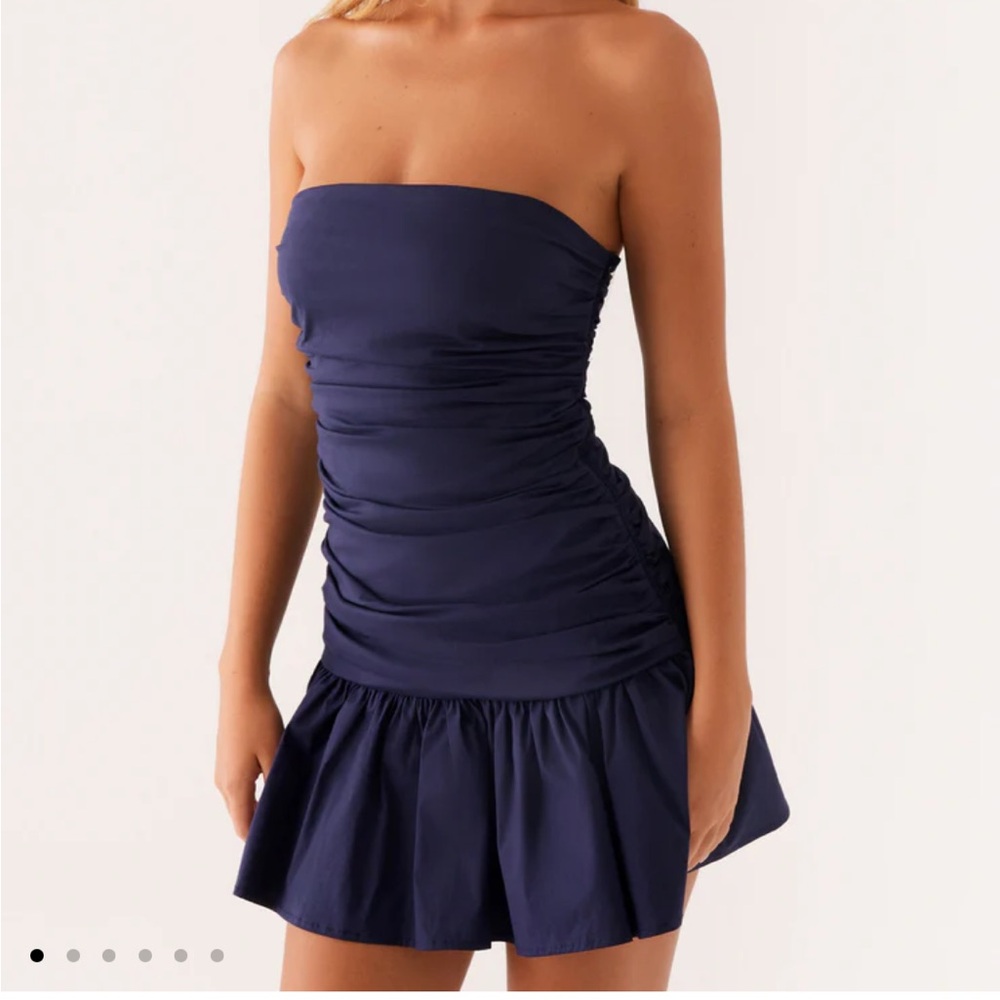 Peppermayo Navy Carmel Mini Dress